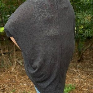 Elegant Black Women's Cardigan